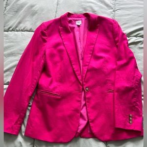 Fuscia J Crew Blazer